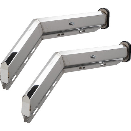 Spring-Loaded Mud Flap Hanger - Angled, SST