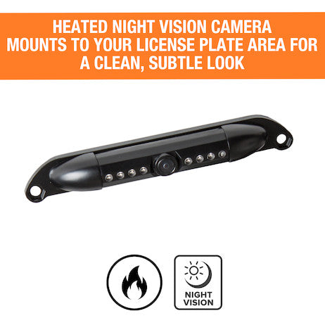 Backup Camera System with License Plate Night Vision Backup Camera