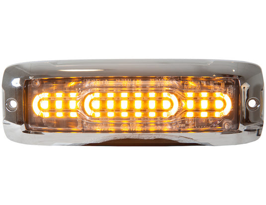 Ultra Thin Wide Angle 5 Inch Clear LED Strobe Light