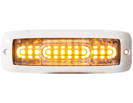 Ultra Thin Wide Angle 5 Inch Amber LED Strobe Light