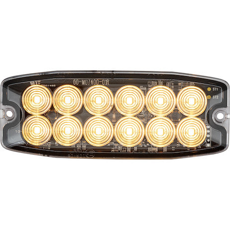 Amber Dual Row Ultra Thin 5 Inch LED Strobe Light
