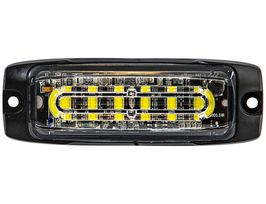 Ultra Thin Wide Angle 4 Inch LED Strobe Light - Clear