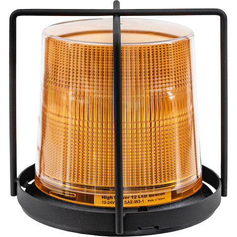 Load image into Gallery viewer, Black Powder Coated Beacon Brush Guard
