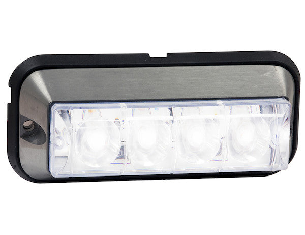 Load image into Gallery viewer, Clear Raised 5 Inch LED Strobe Light
