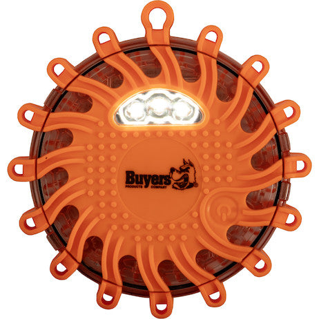 Load image into Gallery viewer, 4 Inch Round Rechargeable Strobe/Flare Kit with 6 Flares And Charging Case
