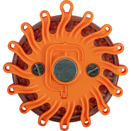 Load image into Gallery viewer, 4 Inch Round Rechargeable Strobe/Flare Kit with 6 Flares And Charging Case
