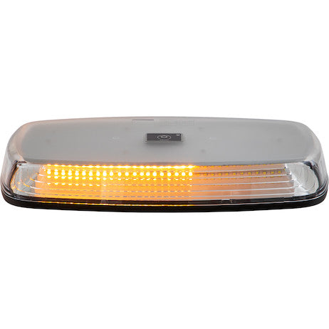 Load image into Gallery viewer, 12 Inch Rectangular Wireless LED Mini Light Bar with Wireless Remote - Amber/Clear
