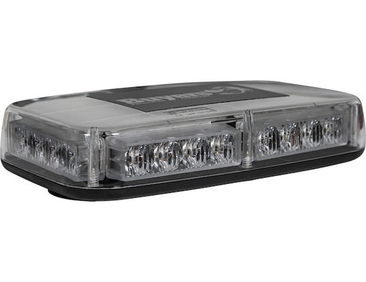 Amber/Clear 11 Inch Rectangular Multi-Mount LED Mini Light Bar