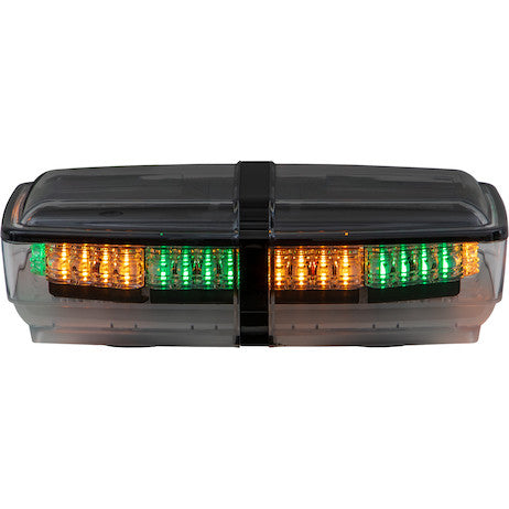 Load image into Gallery viewer, 11 Inch Rectangular Amber LED Mini Light Bar - Amber/Green
