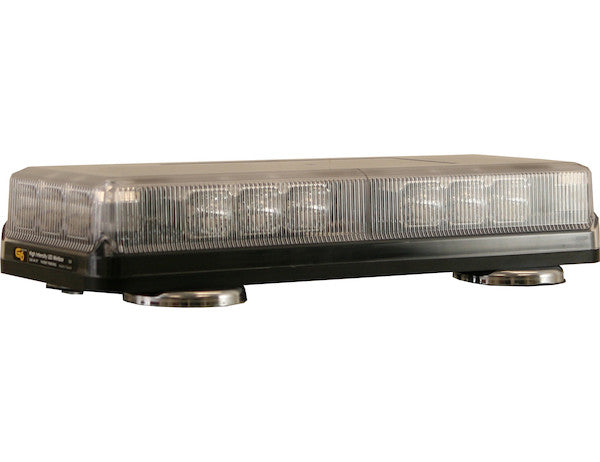 Load image into Gallery viewer, Rectangular 18 LED Mini Light Bar - Amber/Clear
