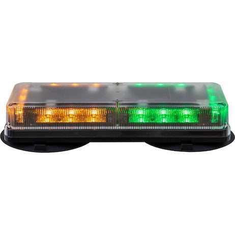 Load image into Gallery viewer, Rectangular 18 LED Mini Light Bar - Amber/Green
