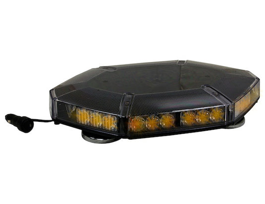 Amber Octagonal 30 LED Mini Light Bar