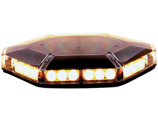 Amber Octagonal 30 LED Mini Light Bar