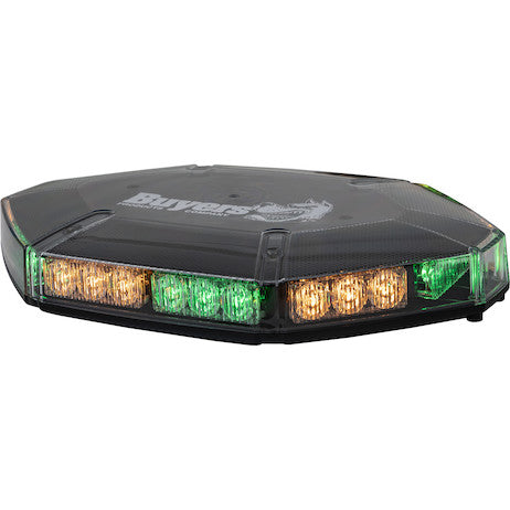Load image into Gallery viewer, Amber/Green Hexagonal 30 LED Mini Light Bar
