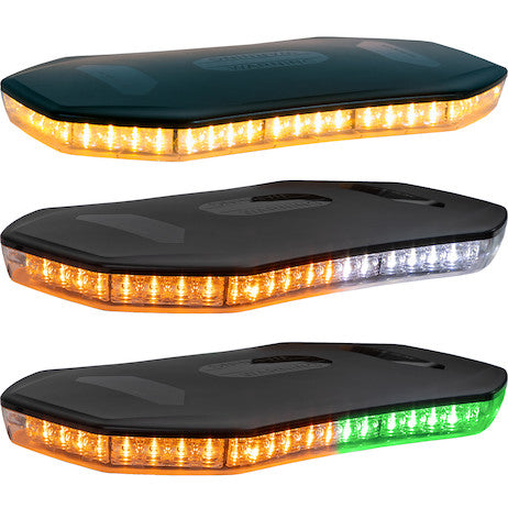 Class 1 Low Profile Hexagonal LED Mini Light Bar - Amber/Clear