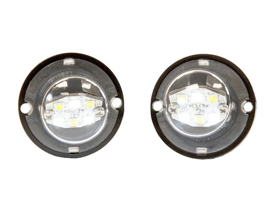 15 Foot Clear Bolt-On Hidden Strobe Kits With In-Line Flashers With 6 LED