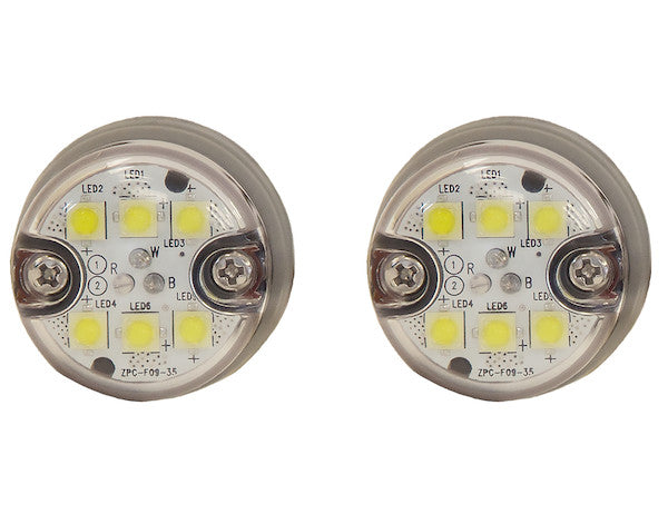 Load image into Gallery viewer, 25 Foot Amber Push-On Hideaway Strobe Kit With In-Line Flashers With 6 LED
