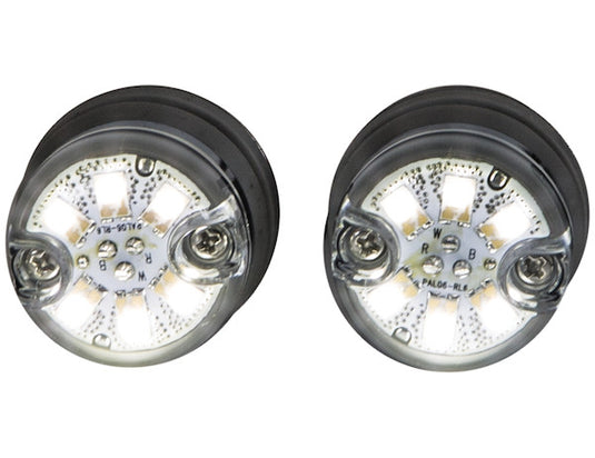 25 Foot Amber Push-On Hideaway Strobe Kit With In-Line Flashers With 6 LED