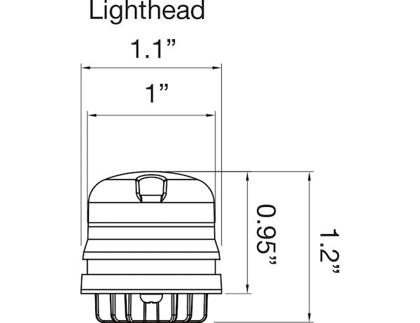 Load image into Gallery viewer, 25 Foot Amber Push-On Hideaway Strobe Kit With In-Line Flashers With 6 LED
