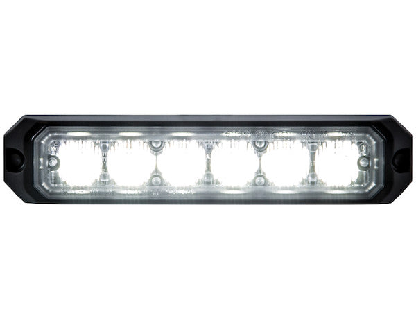 Load image into Gallery viewer, 5 Inch Amber/Clear LED Strobe Light
