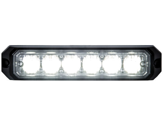 5 Inch Amber/Clear LED Strobe Light
