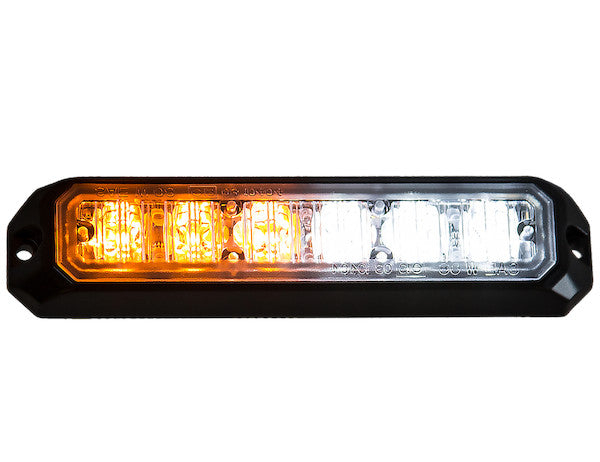 Load image into Gallery viewer, 5 Inch Amber/Clear LED Strobe Light
