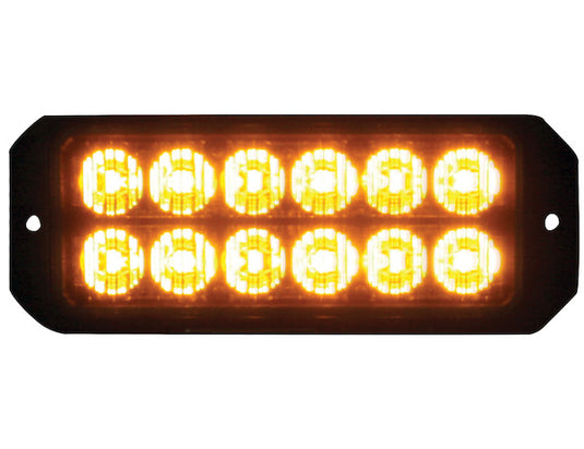 Amber/Green Dual Row 5 Inch LED Strobe Light