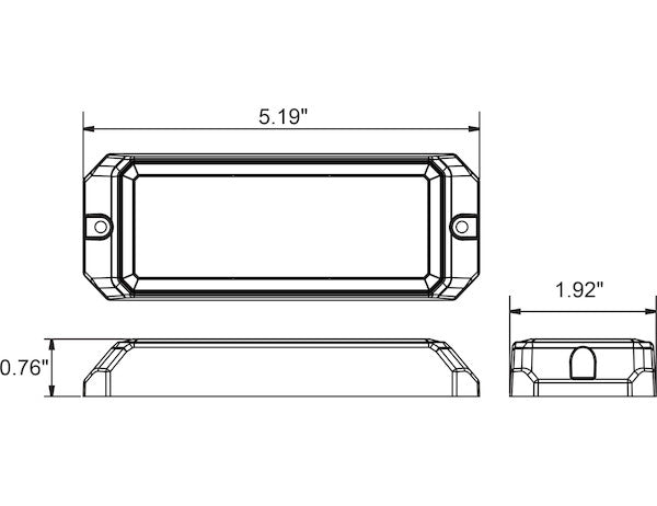 Load image into Gallery viewer, Amber Dual Row 5 Inch LED Strobe Light
