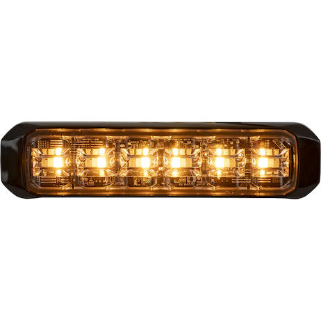 Load image into Gallery viewer, 5 Inch Wide Angle Tri-Color LED Strobe Light, Amber/Blue/Clear
