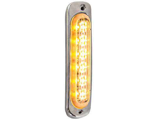 Thin 4.5 Inch Amber Vertical LED Strobe Light