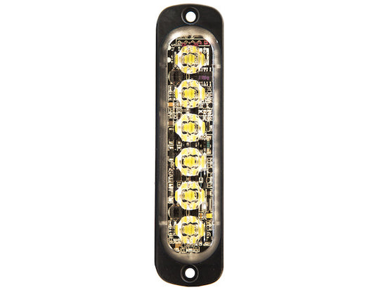 Thin 4.5 Inch Amber Vertical LED Strobe Light