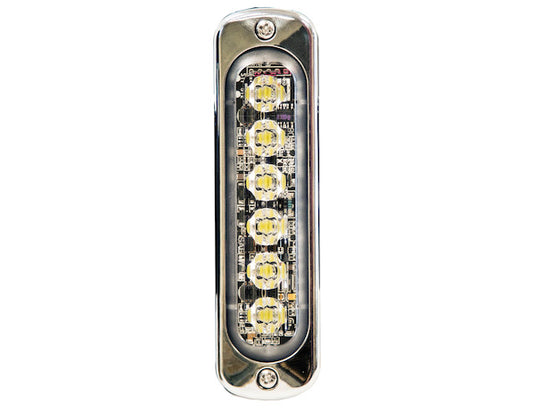 Thin 4.5 Inch Amber Vertical LED Strobe Light