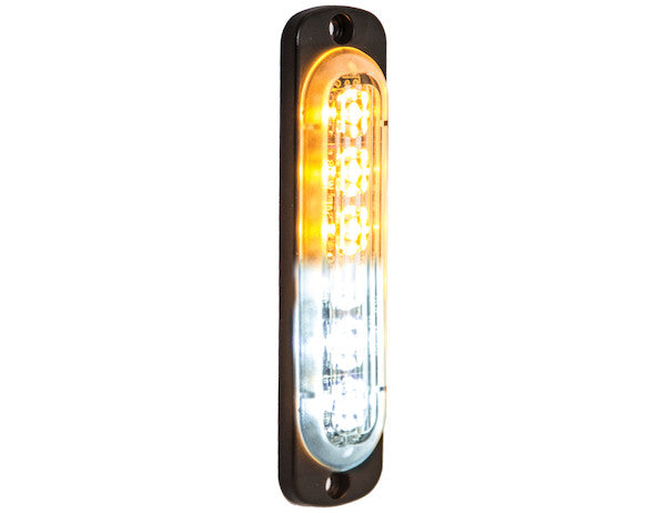 Load image into Gallery viewer, Thin 4.5 Inch Amber/Clear Vertical LED Strobe Light
