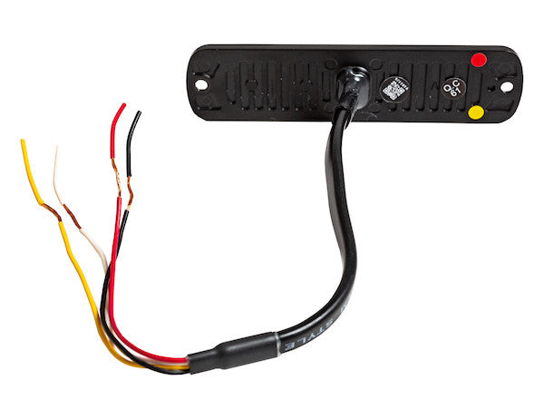 Load image into Gallery viewer, Amber/Red Dual Color Thin 4.5 Inch Wide LED Strobe Light
