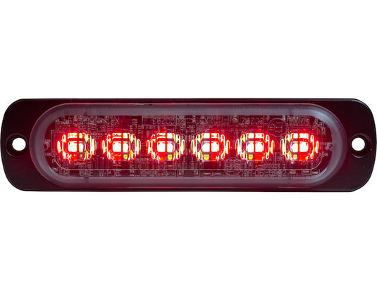 Amber/GreenDual Color Thin 4.5 Inch Wide LED Strobe Light