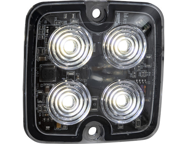 Load image into Gallery viewer, Ultra Thin Square 2 Inch LED Strobe Light - Clear
