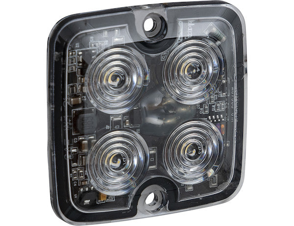 Load image into Gallery viewer, Ultra Thin Square 2 Inch LED Strobe Light - Clear
