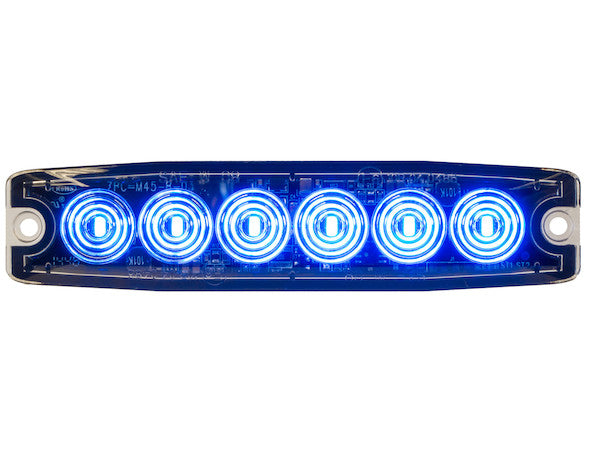 Load image into Gallery viewer, Ultra Thin 5 Inch Blue LED Strobe Light
