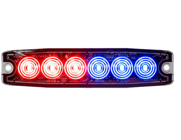 Load image into Gallery viewer, Ultra Thin 5 Inch Red/Blue LED Strobe Light
