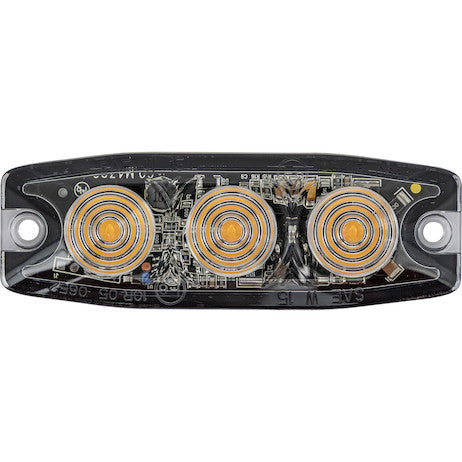 Load image into Gallery viewer, Ultra Thin 3.5 Inch Amber LED Strobe Light
