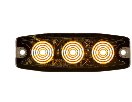 Ultra Thin 3.5 Inch Clear LED Strobe Light