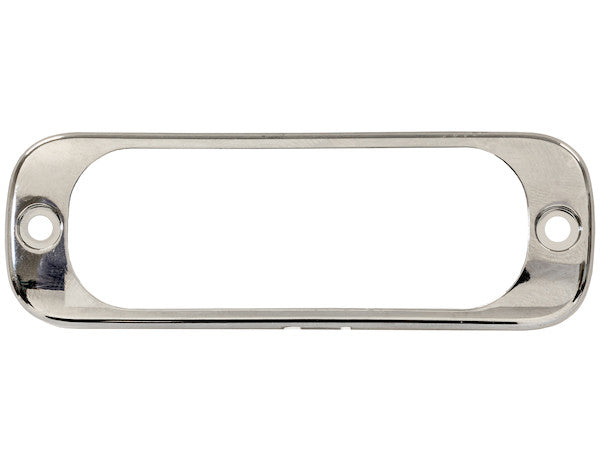 Load image into Gallery viewer, Chrome Bezel For 3.375 Inch Thin Mount Horizontal Strobe Light
