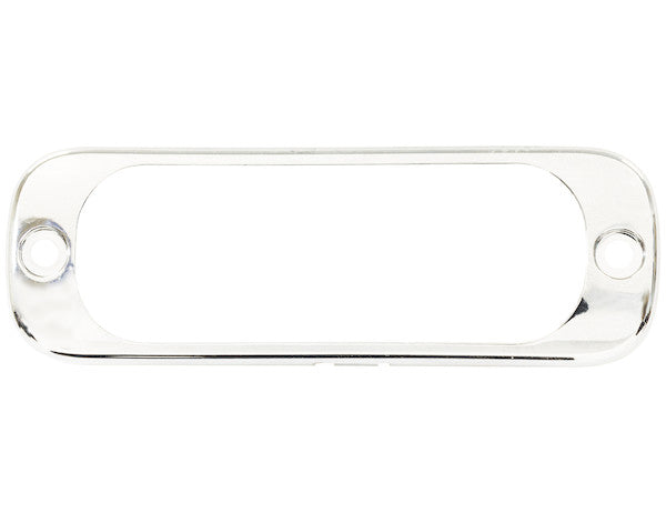Load image into Gallery viewer, Chrome Bezel For 3.375 Inch Thin Mount Horizontal Strobe Light
