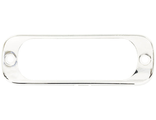Chrome Bezel For 3.375 Inch Thin Mount Horizontal Strobe Light