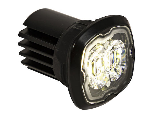 1.5 in. Flush/Surface Mount Amber/Clear LED Strobe Light