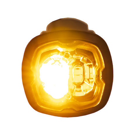 Load image into Gallery viewer, 1.5 in. Flush/Surface Mount Amber/Clear LED Strobe Light
