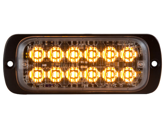 Thin Dual Row 4.5 Inch Clear LED Strobe Light