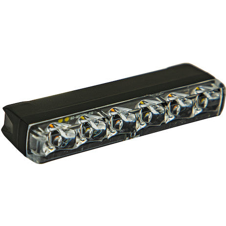 Narrow Profile 3.5 Inch Amber/Clear LED Strobe Light
