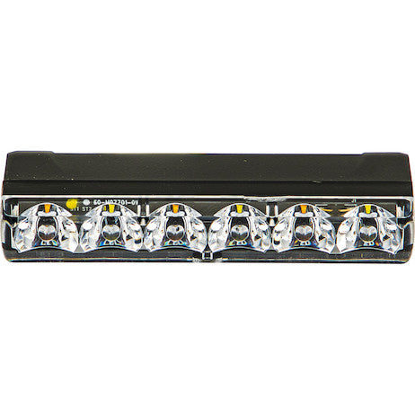 Narrow Profile 3.5 Inch Amber/Clear LED Strobe Light