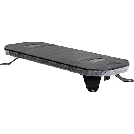 Load image into Gallery viewer, 24 Inch Amber/Clear LED Light Bar with Warning / Clear Take Downs &amp; Alley Lights
